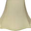 8 po en haut x 18 po en bas x 13 po de hauteur, abat-jour carré à poils longs avec ajusteur rond, abat-jour en tissu naturel couleur œuf pour lampes de table