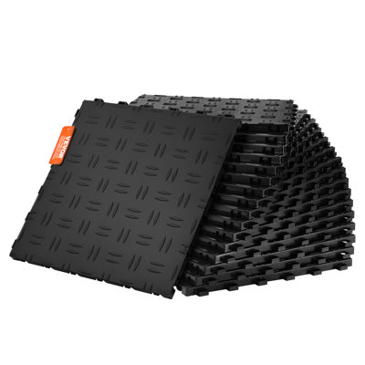 Carreaux de sol de garage à emboîtement 12 po x 12 po