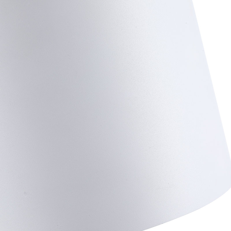 Applique murale à DEL en acier inoxydable 7 po, Frosted White