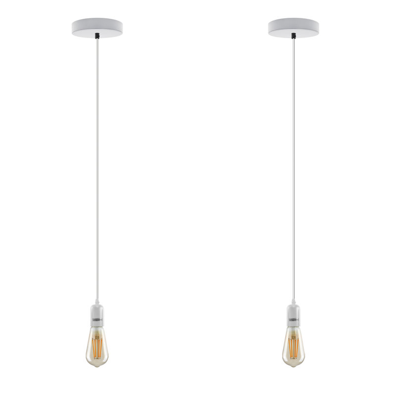 Bascum 1 - Light White Single Pendant, Yes