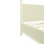 Grand lit plateforme à baldaquin en bois avec lattes de soutien, beige-129599318-129599320