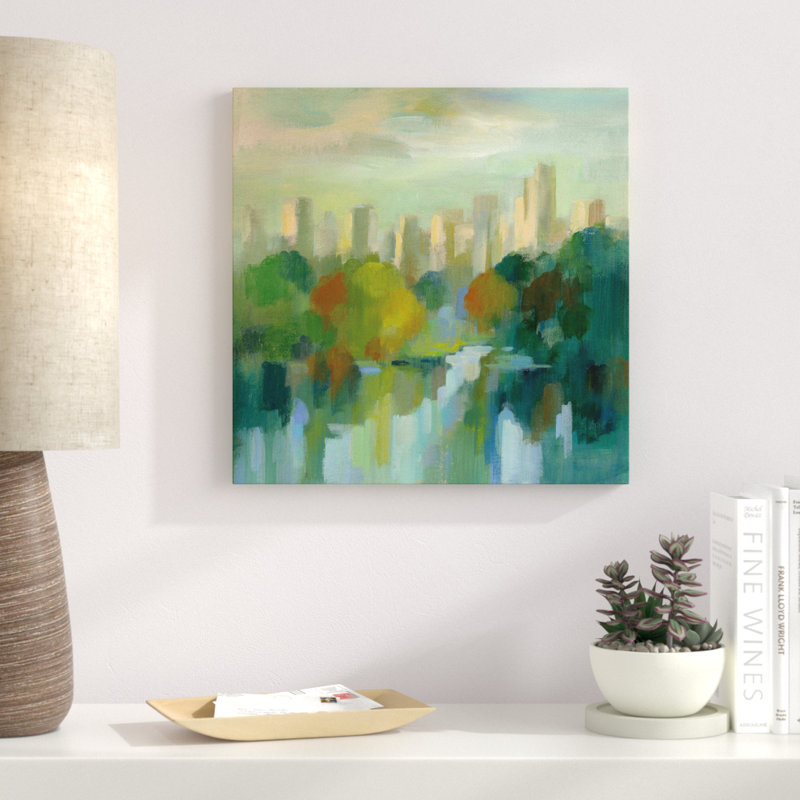 «Manhattan Sketches IV IV», reproduction de peinture à l'acrylique sur toile, Toile tendue, H 21,5 po x l 27,5 po x P 0,75 po