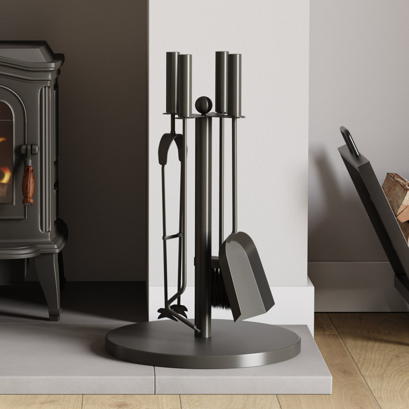 Vida Warwick Iron Fireplace Tool Set