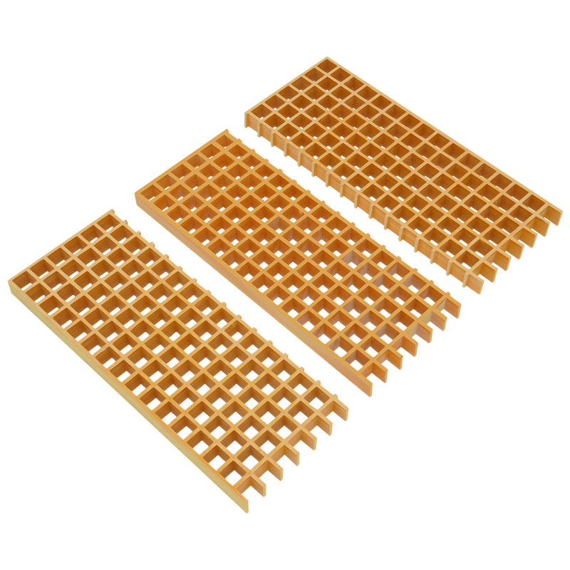 3Pcs FRP Floor Grating Covers, 1.49" H x 24.00" L x 9.44" W