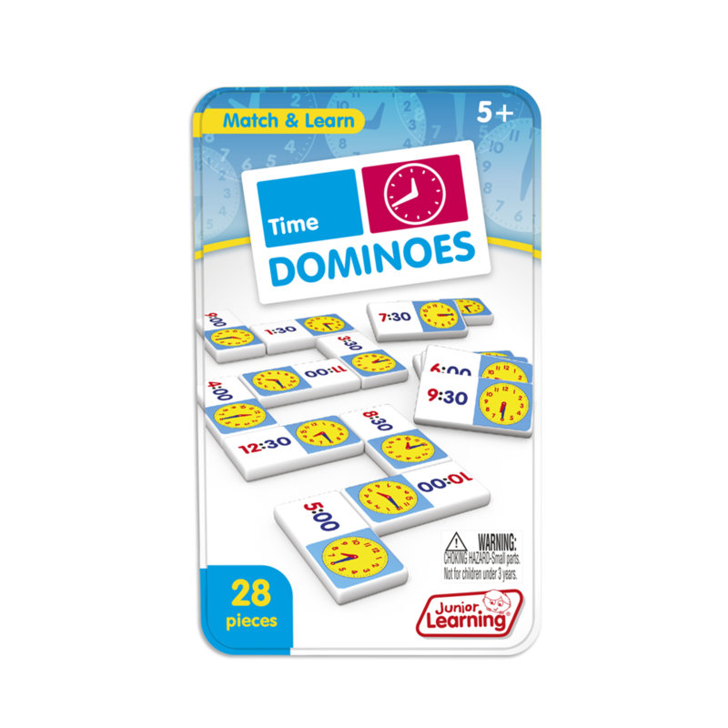 Time Dominoes Match and Learn Educational Learning Game