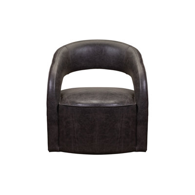 Shilah Upholstered Swivel Armchair