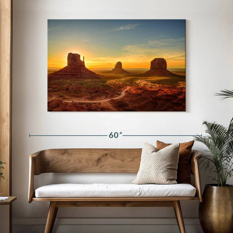 Arizona Park Sunset, H 32 po x l 48 po