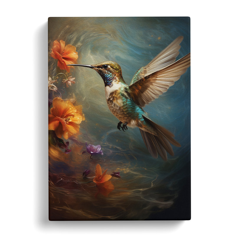 Hummingbird Conceptual - No Frame Print, 60cm H x 40cm W x 3cm D