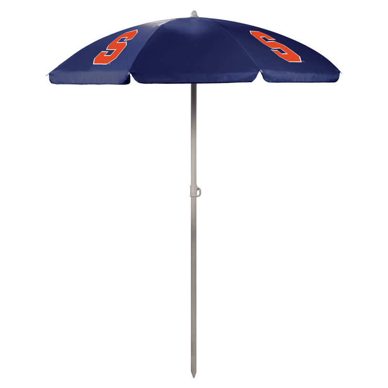 Parasol de plage 5,5 pi Ncaa, Bleu marine, Syracuse