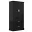 Tall Bathroom Storage Cabinet with Two Doors and Drawers-1991987080
