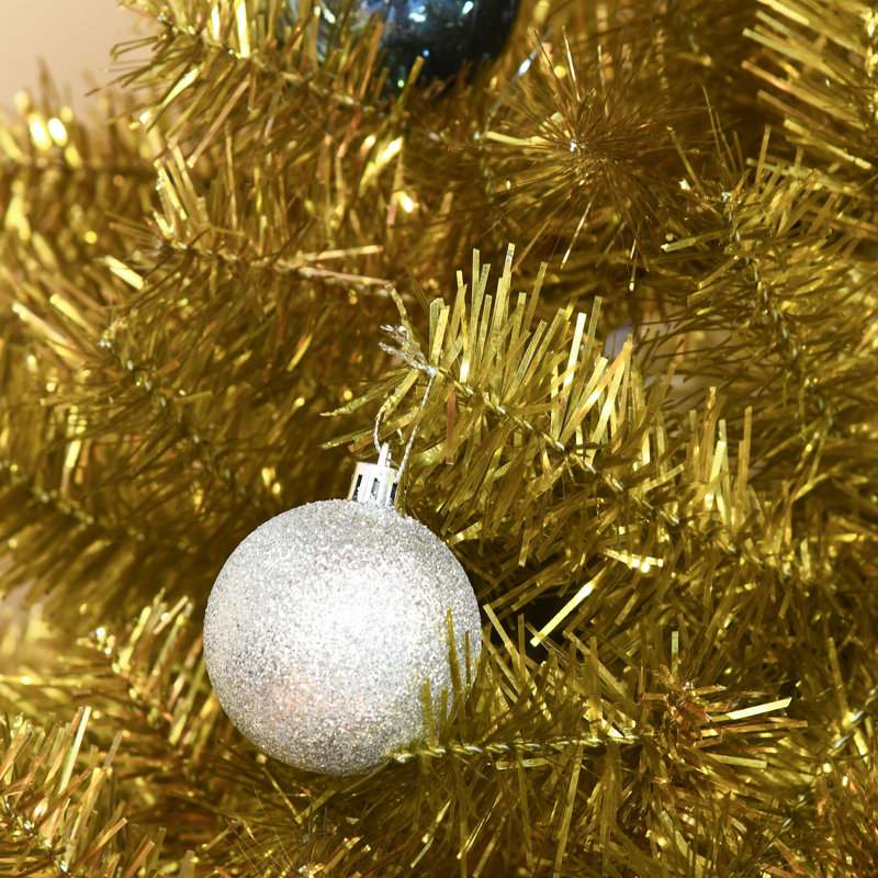 Arbre de Noël artificiel vert, H 7,5 pi