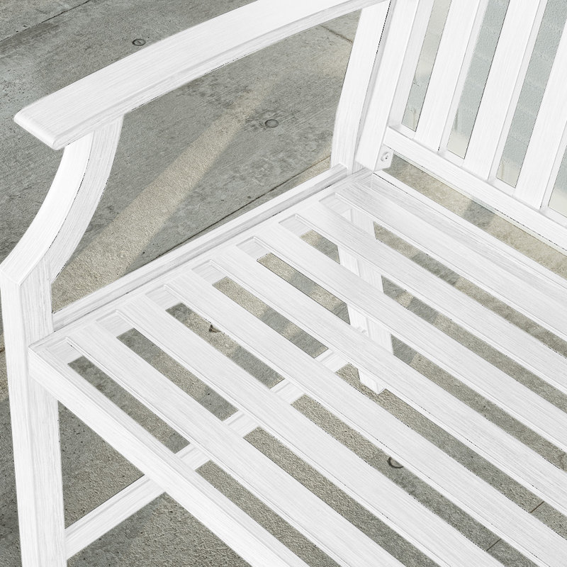 Banc d'extérieur en aluminium et acier Trendarius, Northwoods gris