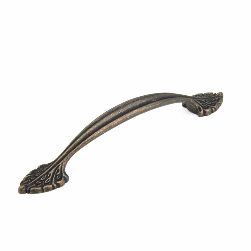 Poignée d'armoire Schaub Corinthian , Bronze ancien, 6"