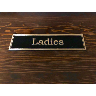 Enseigne à toilettes ladies Contemporary