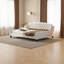 Lit de jour double capitonné moderne - Conception multifonctionnelle - Aucun sommier nécessaire-737792635