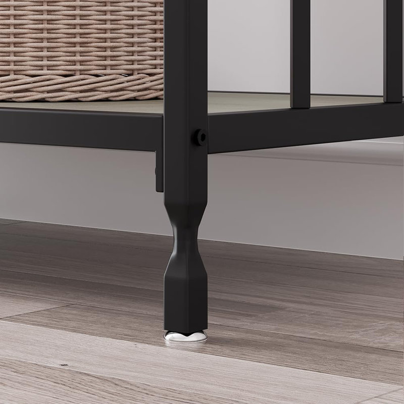 Sofa Tables Narrow Entryway Table With Glass Shelf And Metal Frame