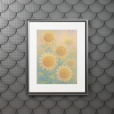 Clinger Single Picture Frame Print