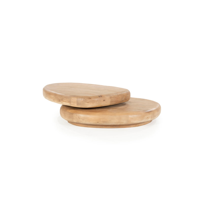 Coffee Table Solid Wood Coffee Table, Light Brown