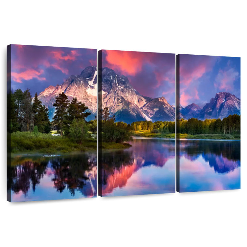 Alvord Oxbow Bend Sunrise Sky, H 42 po x l 65 po