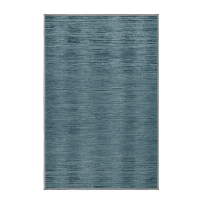 Tapis vert uni lavable à la machine