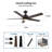 52-Inch Smart Ceiling Fan with Light Kit