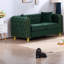 Canapés confortables, causeuse en velours de 63 pouces, Chesterfield moderne pour la maison