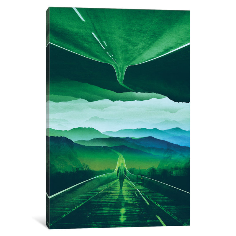 « preuve d’existence », reproduction d’impression sur toile tendue, H 12 po x l 8 po x P 0,75 po