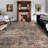 Machine Washable Rug Oriental Vintage Non-Slip Low Pile Rubber Backing Area Rug for Living Room Bedroom Kitchen Dining Room-1831684539
