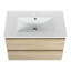 Meuble-lavabo mural en chêne 30 po avec lavabo en céramique et 2 tiroirs à fermeture en douceur - finition moderne-1588669028-1588669027-1588669026