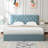 Arcadia Hydraulic Lift Up Storage Upholstered Platform Bed-420109188-420109189