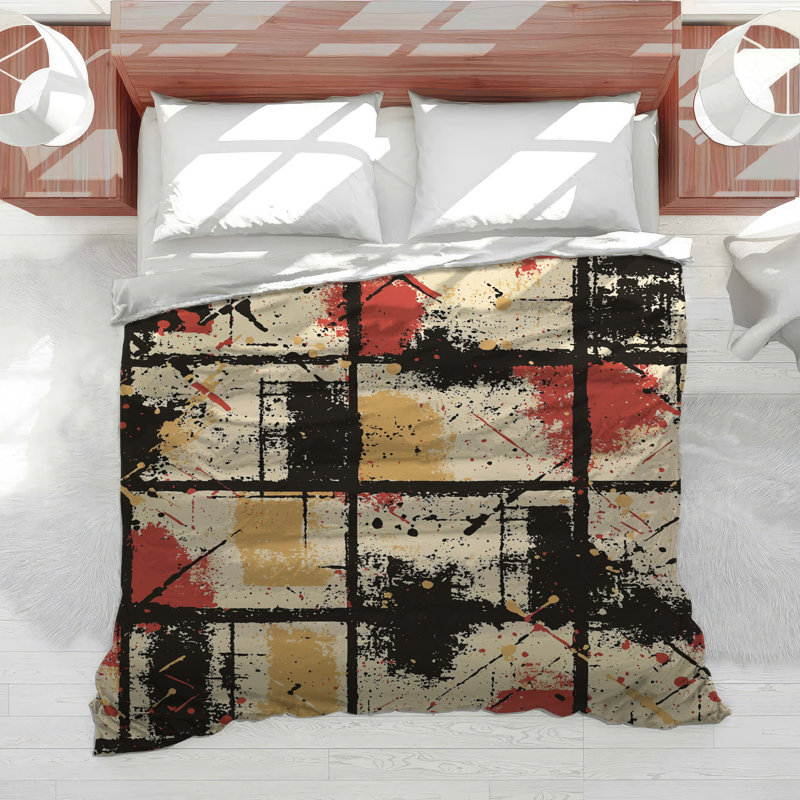Édredon Splatter Bedding, Édredon simple
