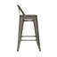 Tabouret de comptoir empilable industriel Carson