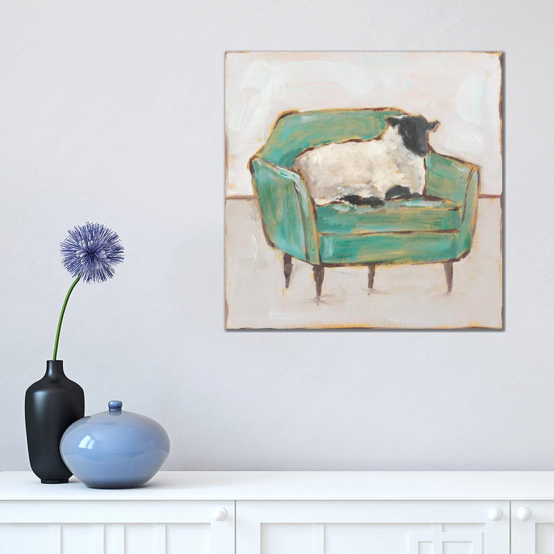 Creature Comforts III by Ethan Harper - Wrapped Canvas Painting, 45.72 cm H x 45.72 cm W x 3.175 cm D