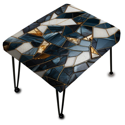 Urban Chic Marble Pattern - Marble Rectangle Ottoman