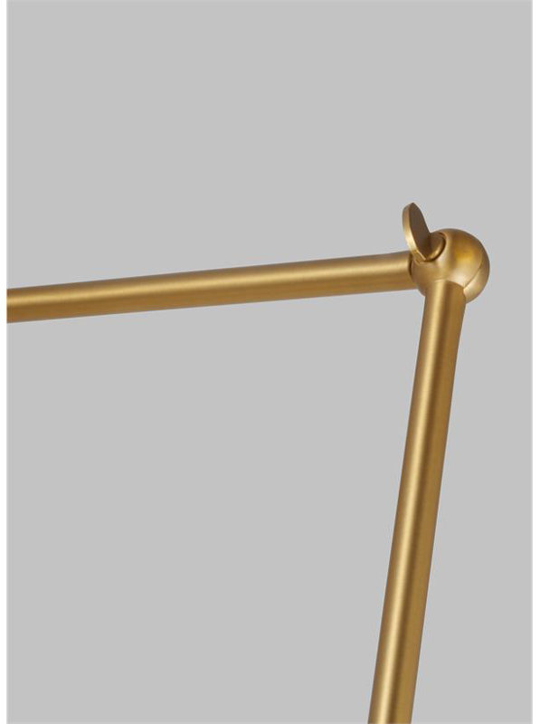 Wellfleet 1 - Light Swing Arm, Gold, Black