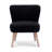 Upholstered Side Chair with Ottoman-2017370347