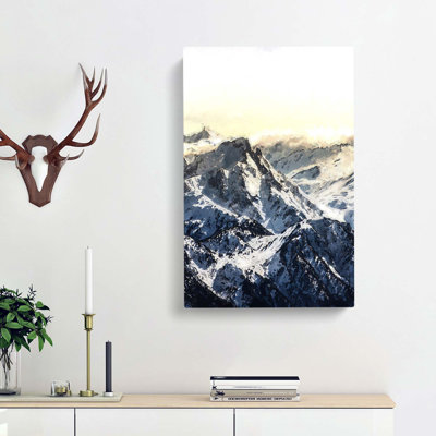 Mountains In France - Wrapped Canvas