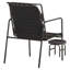 Upholstered Lounge Chair With Footstool