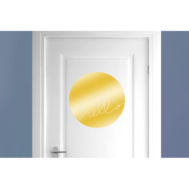 Wall Decal, Shiny Gold