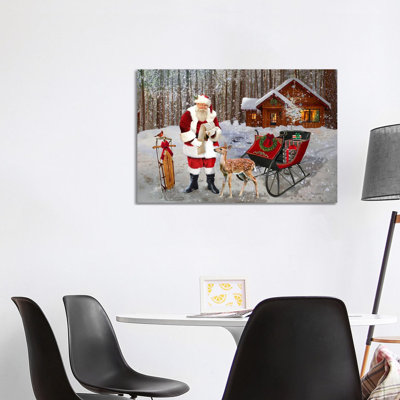 «A Message For Santa», reproduction d'art sur toile tendue