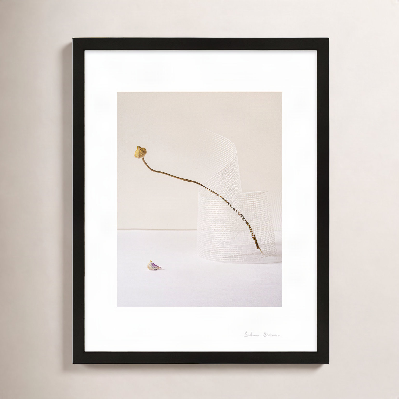 Lombard "Balance 2" Photo Print, 20" H x 16" W x 1.25" D, Black