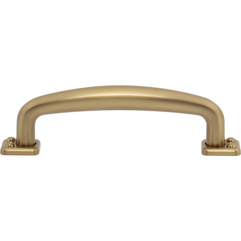 Benning 5 1/16" Center To Center Bar Pull, 3 3/4", Gold