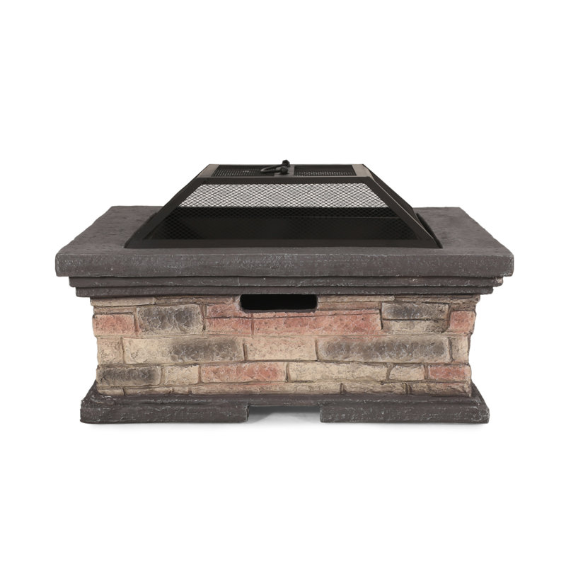 MGO 29”  SQUARE WOOD BURNING FIRE PIT