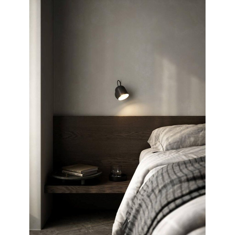 0cm H Outdoor Armed Sconce, Black