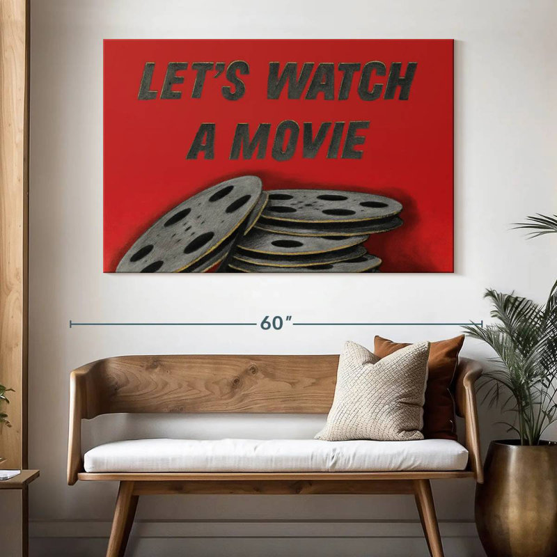 Keiraleigh regardons un film - rouge, H 34 po x l 51 po