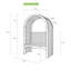 Grange Contemporary Arbour Bench-100087003