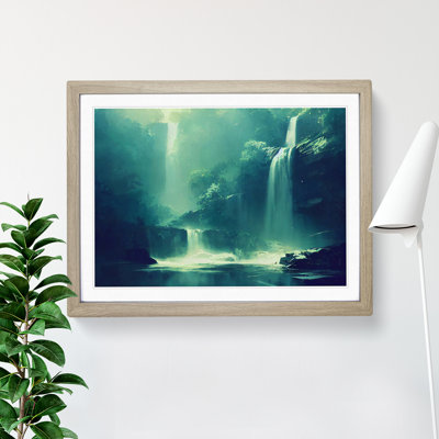 Entrancing Waterfall - Single Picture Frame Print