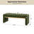 Brame 52.5" W Upholstered Bench with Iron Frame-1914157230