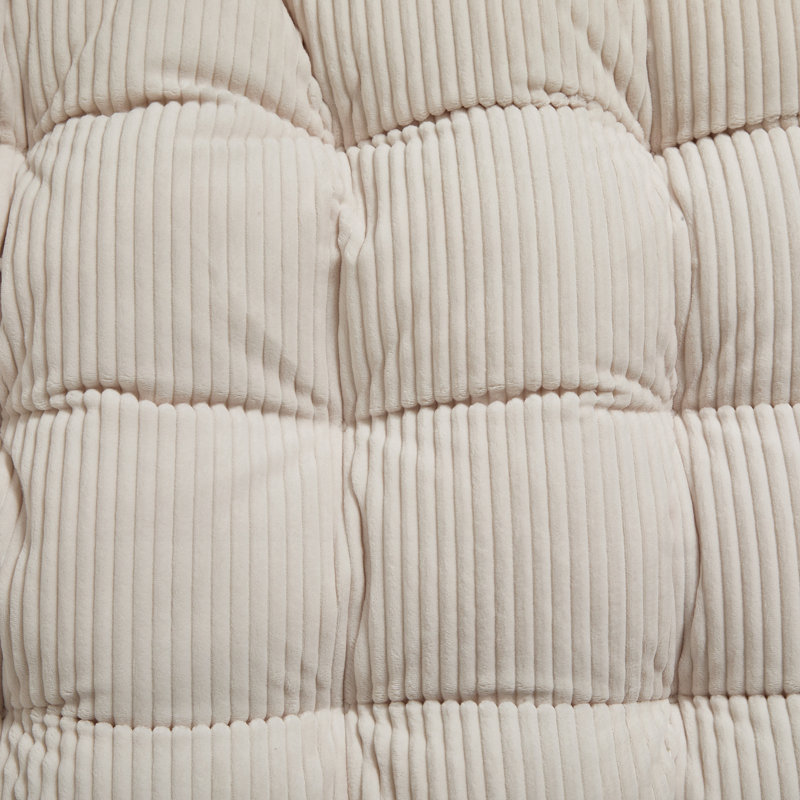 Chaise berçante, coussin confortable, Blanc