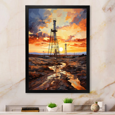 " Orange Oil Rigs Resilient Rig "